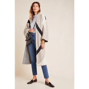 Anthropologie Akemi Kin Antonia Duster Cardigan Sweater Open Front Coatigan OS
